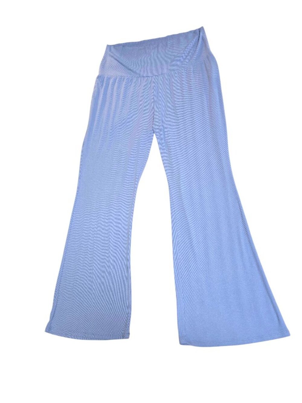 Old Navy Women's Blue Plus Size Ribbed Wide Leg Lounge Pants XXL NWT
